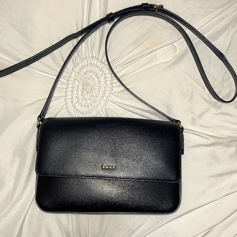 Black DKNY crossbody bag